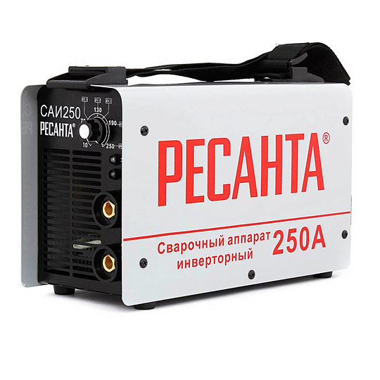 Сварочный аппарат инверторный, Ресанта, САИ-250, 9.5 кВт, 250 А, электрод
