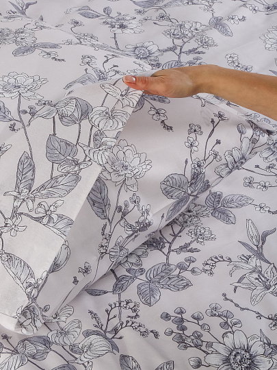 Наволочка 2 шт, Майская ночь, бязь, 100% хлопок, 70 х 70 см, 120 г/м2, 20225/1