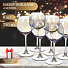 Бокал для вина, 350 мл, стекло, 6 шт, Glasstar, Васильковый 9, RNVS_1819_9 - фото 5