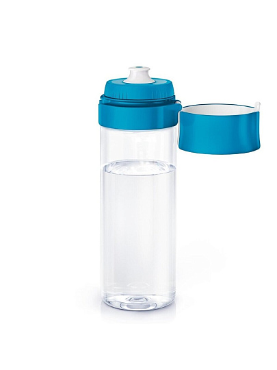 Фильтр-бутылка Brita, Fill&Go Vital, для холодной воды, 1 ступ, 0.6 л, синий, 1021529