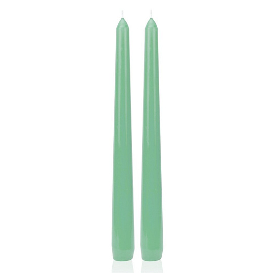 Свеча декоративная, 25х2.1 см, стержень, 2 шт, мятная, Bartek Candles