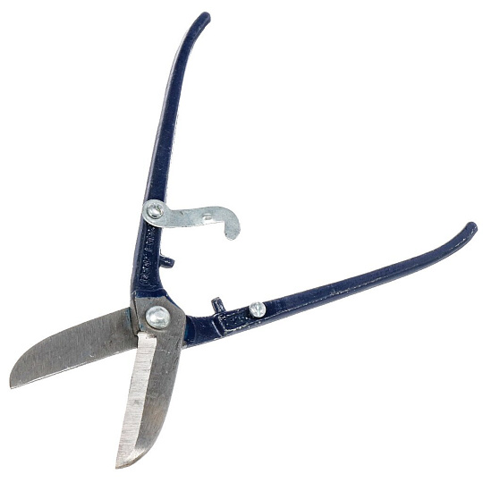 Ножницы по металлу с фиксатором, пряморежущие, 250 мм, Bartex