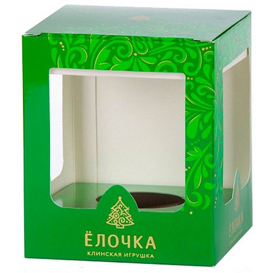 Елочный шар Елочка, Улыбка, в ассортименте, 7.5 см, стекло, С79