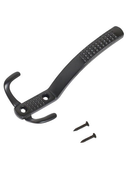 Крючок-вешалка 3-рожковый, Стандарт, 212 A BL, 14 618, матовый черный