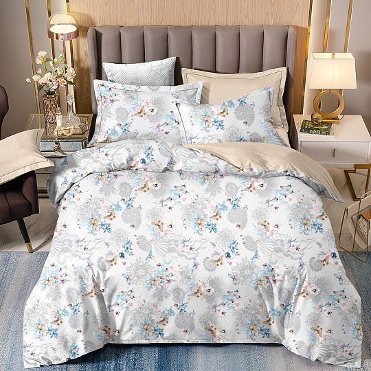 Постельное белье 2-сп, пр200х220, 2н70х70, п175х215, CL HOME, макопопл, Mako Poplin, Оригинальное