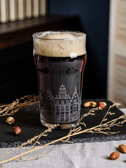 Бокал для пива, 570 мл, стекло, Декостек, Старый город, 2036-Г