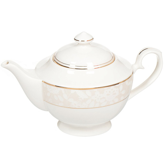 Набор чайный фарфор, 15 предметов, на 6 персон, 230 мл, Beatrix, Жаклин Моне МА009P/6, МА009P/15, подарочная упаковка