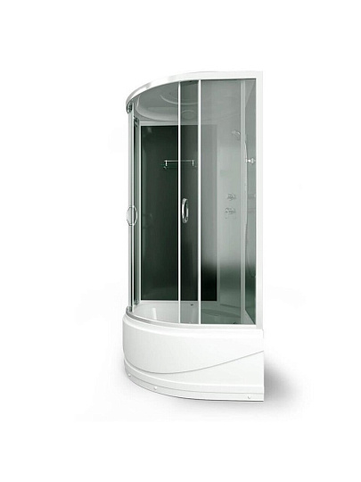 Душевая кабина высокий поддон, 100х100х215 см, тонированная, Erlit, ER3510TP-C4-RUS
