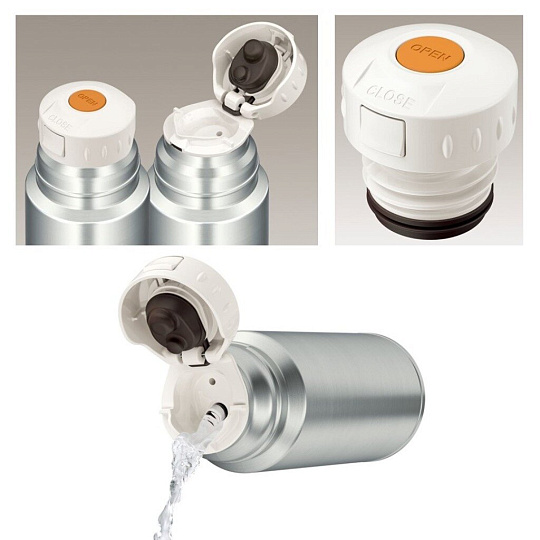 Термос нержавеющая сталь, 350 мл, Thermos, FFM-350-SBK, колба нержавеющая сталь, стальной, 319982