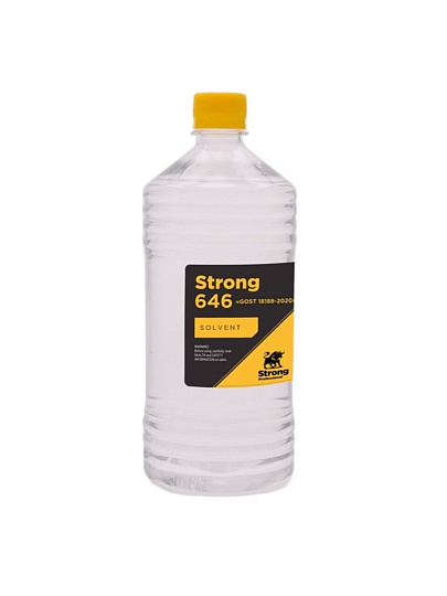Растворитель Strong 646, 1 л, Нефтехимик, 646СГ1000, ГОСТ