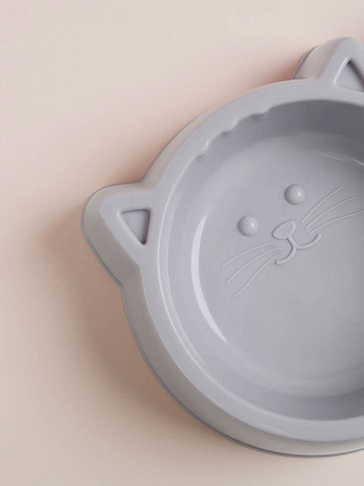 Миска для животных пластик, 400 мл, двойная, Vetta, 27х14.5х5 см, 273-163