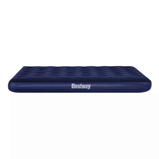 Матрас надувной Bestway, 203х152х22 см, 67003, без насоса, флокированный, ортопедический, 300 кг