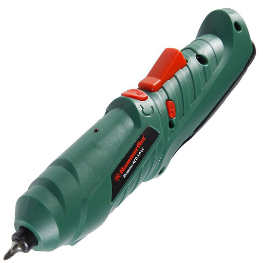 Отвертка аккумуляторная, Hammer, ACD3.6LE, 3.6 В, 0.6 А.ч, Ni-Cd, 250 об/мин, набор бит