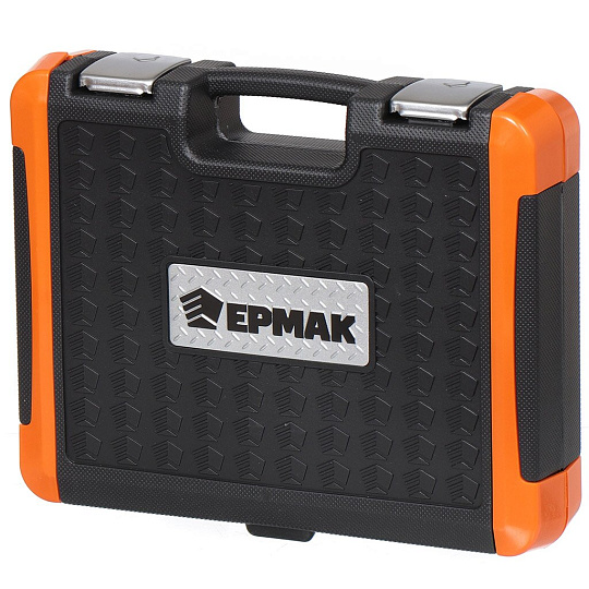 Набор слесарных инструментов Ермак, 736-091, 3/8", 6-гранные, сталь, кейс, 30 предметов