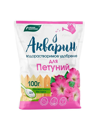 Удобрение Акварин, для петуний, 100 г, БХЗ