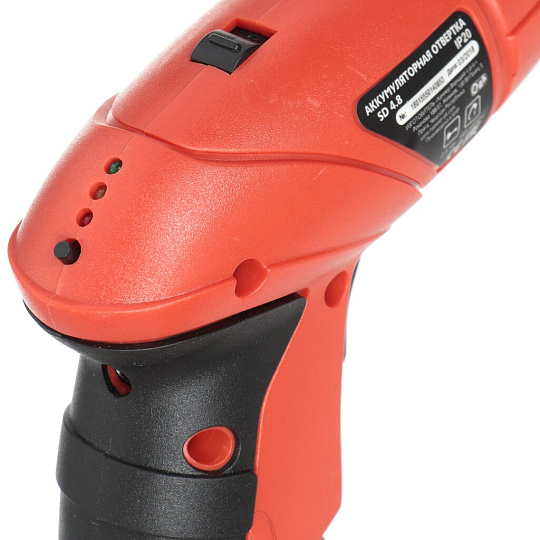 Отвертка аккумуляторная, Military, SD4.8, 4.8 В, 0.6 А.ч, Ni-Cd, 180 об/мин, коробка, 400863