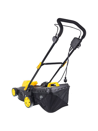 Газонокосилка электрическая, Huter, ELM-1400Т, 38 см, 35 л, 25-55 мм, 1400 Вт, 3200 об/мин, 70/4/6