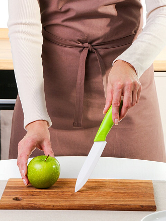 Нож кухонный Daniks, Ceramic, универсальный, керамика, 12.5 см, рукоятка пластик, Y4-9583