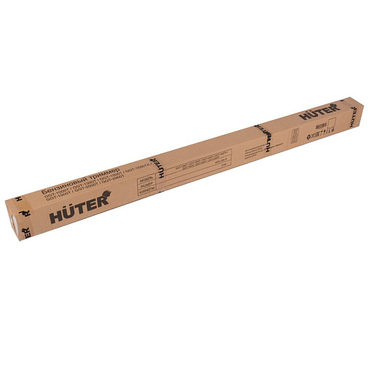 Триммер бензиновый, Huter, GGT-1300T, 1.7 л.с., 43 куб.см, 1250 Вт, U-ручка, леска/нож, неразборный вал