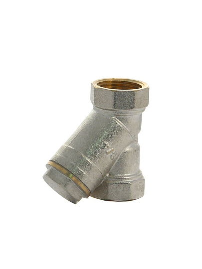 Фильтр косой для воды, 3/4", 45 °, г-г, латунь, внутренняя резьба, Frap
