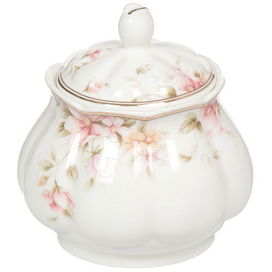 Набор чайный фарфор, 14 предметов, на 6 персон, 220 мл, чайник 900 мл, Beatrix, Сицилия, МН015P/14, подарочная упаковка