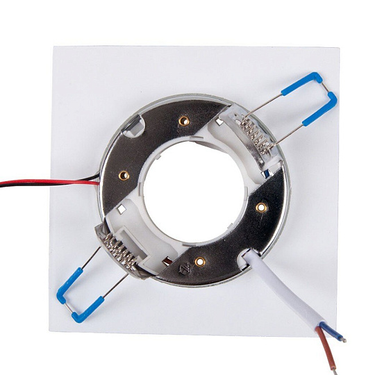 Светильник встраиваемый GX53, квадратный, обьемный, белый, General Lighting Systems, GCL-GX53-H38-W