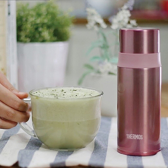 Термос нержавеющая сталь, 350 мл, Thermos, FFM-350-P, колба нержавеющая сталь, розовый, 320094