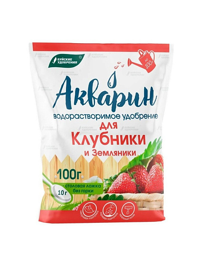 Удобрение Акварин, для клубники и земляники, 100 г, БХЗ