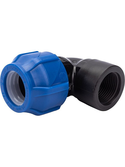 ПНД уголок d25х3/4", внутренняя резьба, Valfex