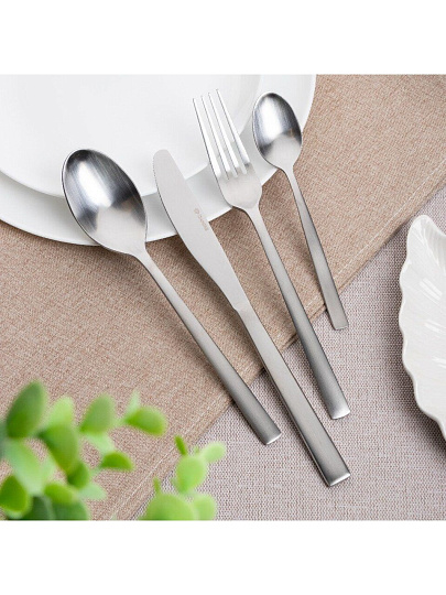 Ложка нержавеющая сталь, 3 предмета, столовая, Daniks, Dublin