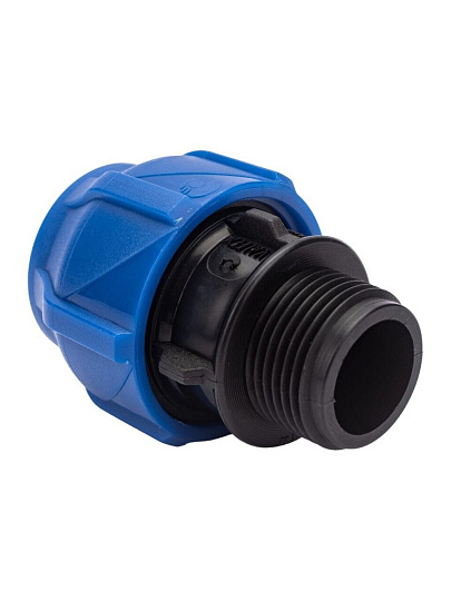 ПНД муфта d25х3/4", наружная резьба, соединительная, Valfex