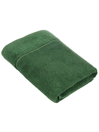 Полотенце банное 70х140 см, 100% хлопок, 470 г/м2, Амур, Silvano, зеленое, Узбекистан