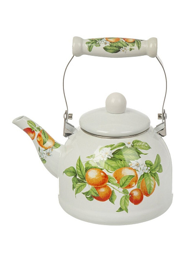Чайник сталь, эмалированное покрытие, 2 л, Daniks, Mandarin, индукция