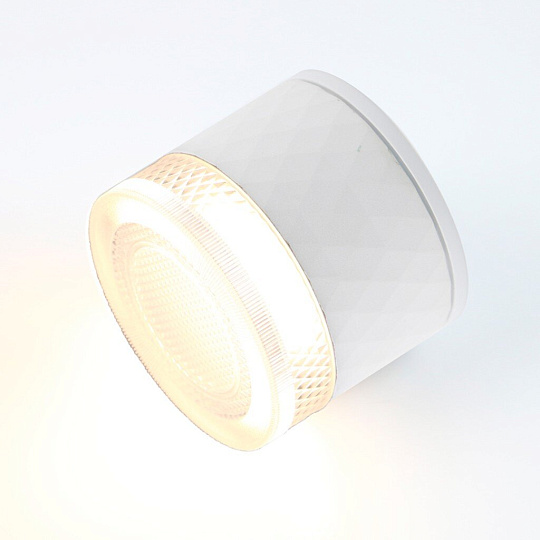 Светильник накладной General Lighting Systems, Кристалл, 50 Вт, GX53, на 1 лампочку, IP65, 9х7 см, Спот, белый, 661954