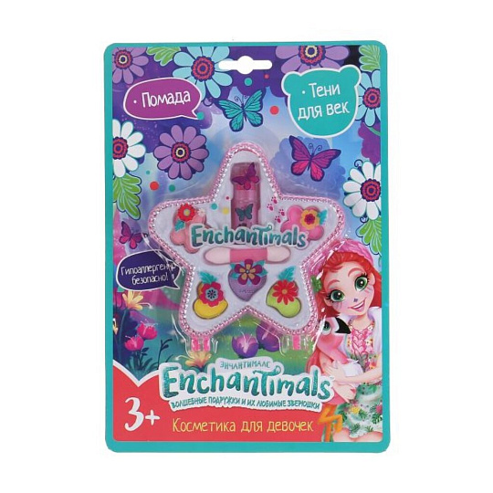 Набор косметики Enchantimals, тени для век, помада, 70577G4-ENS