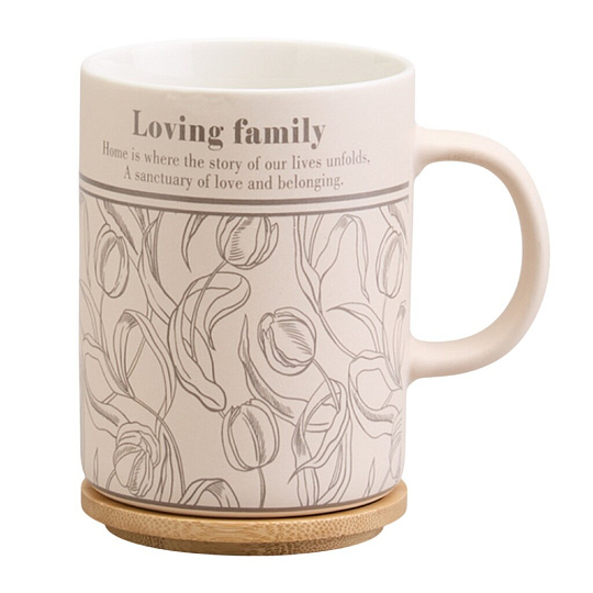 Кружка фарфор, 400 мл, Loving Family, Lefard, 756-480