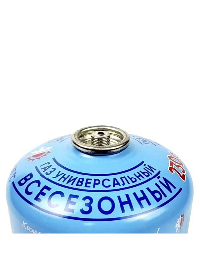 Газовый баллон резьбовой, 230 г, всесезонный, Следопыт, PF-FG-230R