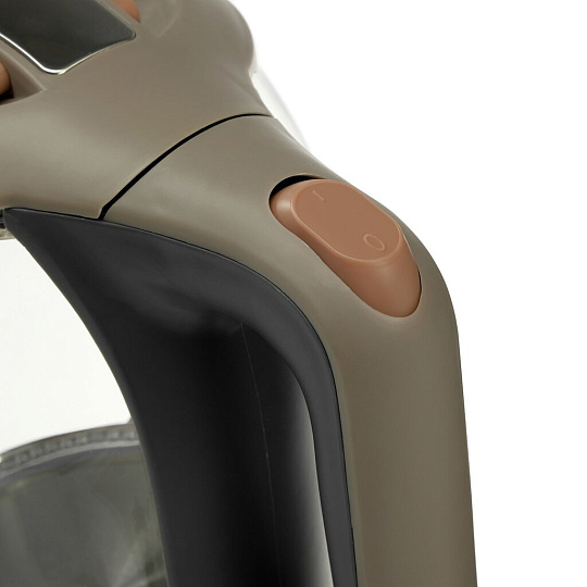 Чайник электрический Ampix, AMP-1905, 1.8 л, 1500 Вт, скрытый нагревательный элемент, стекло