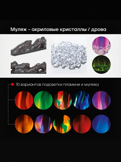 Электрокамин RealFlame, Stone AO, Diamond 42