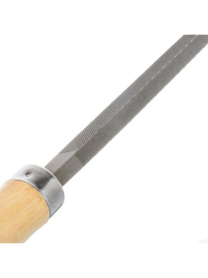 Напильник квадратный, 200 мм, №2, деревянная ручка, Bartex, 12002