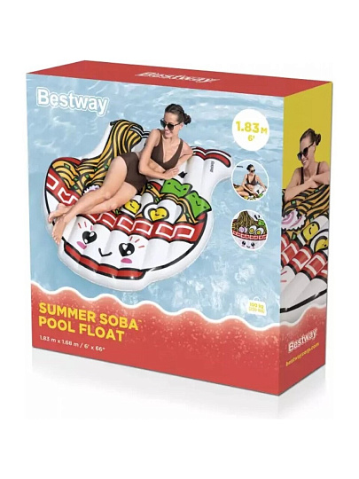 Матрас для плавания 168х183 см, Bestway, 43841, ремкомплект