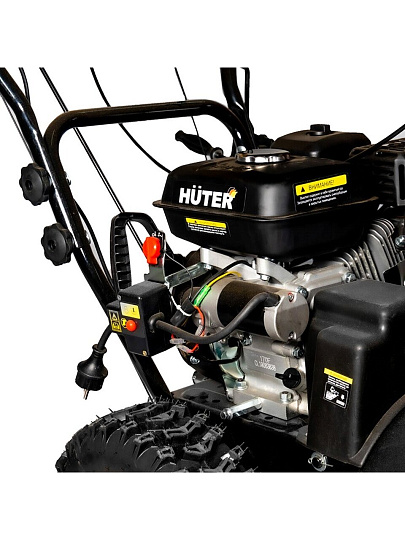 Снегоуборщик бензиновый, Huter, SGC 6000, 8 л.с., 62х54 см, скорость 6 вперед/2 назад, ручной/электрический стартер