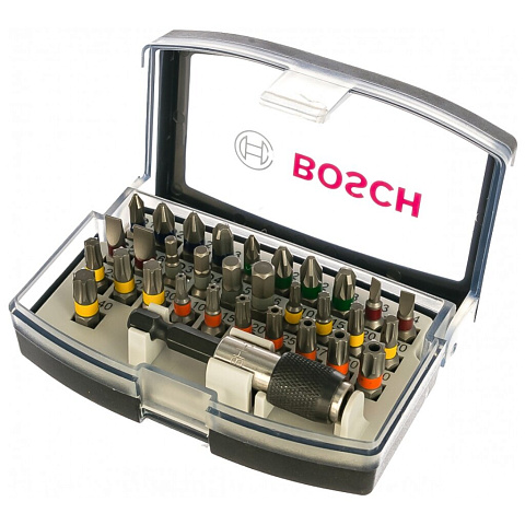 Набор бит для винтоверта, Bosch, 32 шт, кейс