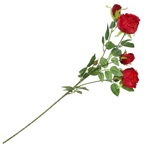 Цветок искусственный декоративный Ранункулюс, 60 см, бордовый, Y4-7961