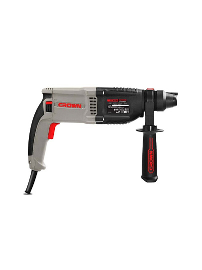 Перфоратор сетевой Crown, SDS-Plus, 800 Вт, 3.4 Дж, 3 режима, с кейсом, CT18108 BMC