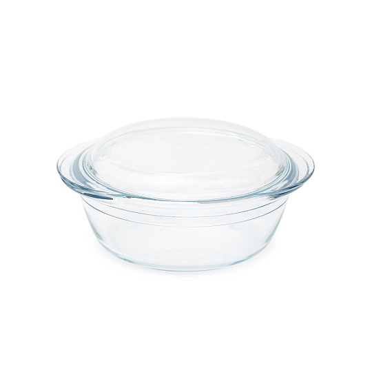 Кастрюля стекло, 2.1 л, с крышкой, стекло жаропрочное, Pyrex, Essentials, 204A000N/2022