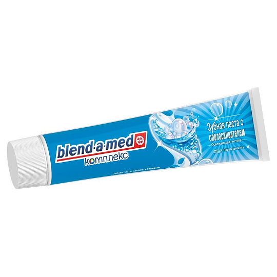 Зубная паста Blend-a-med, Комплекс + ополаскиватель Перечная мята, 100 мл