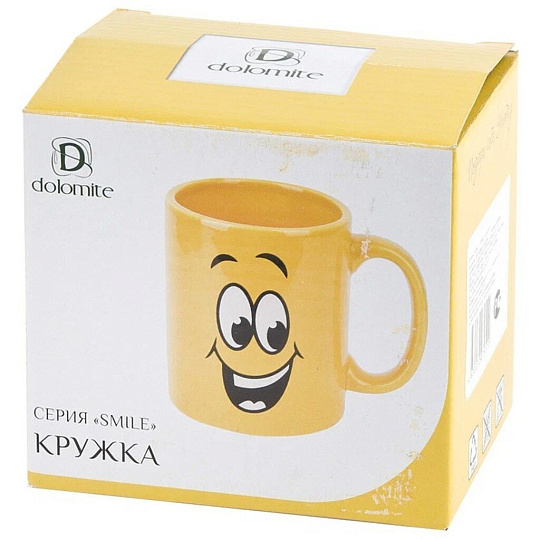 Кружка керамика, 310 мл, Smile, L2520875