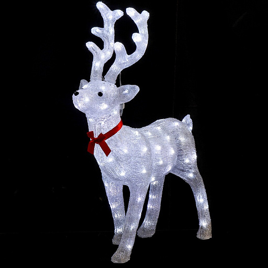 Фигурка декоративная полимер, Олень, 70 см, 80 LED, 220В, Y4-7436
