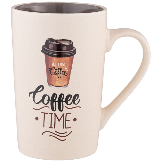 Кружка фарфор, 385 мл, Coffee Time, Lefard, 260-958